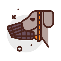 Dog head icon