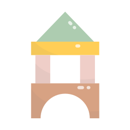 Toy block icon