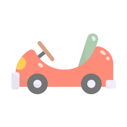 auto speelgoed icoon
