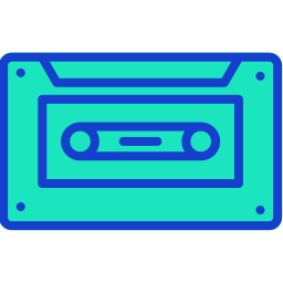 casete de radio icono