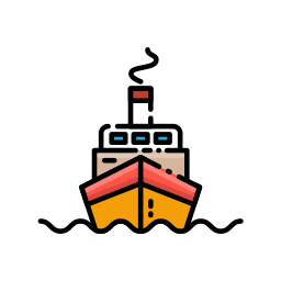 statek wycieczkowy ikona