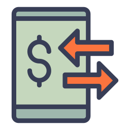 Transfer money icon