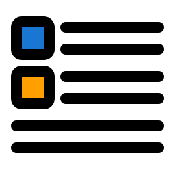 mise en page Icône