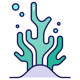 Coral reef icon