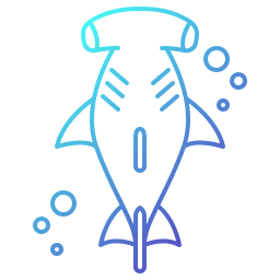 peixe cabeça de martelo Ícone