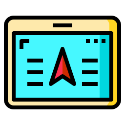 Gps navigation icon