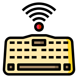 Беспроводная клавиатура иконка