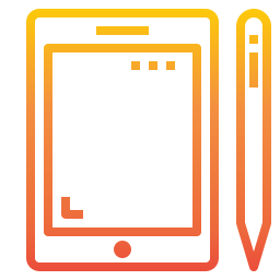 Pen tablet icon