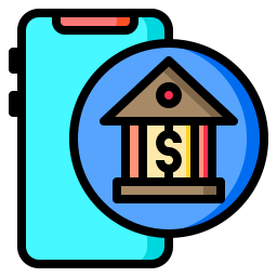 Mobile banking icon