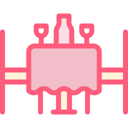 Dinner table icon