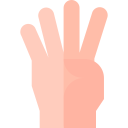 Четыре пальца иконка