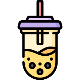 Milk tea icon