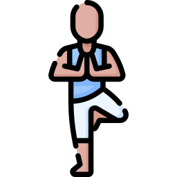Yoga pose icon