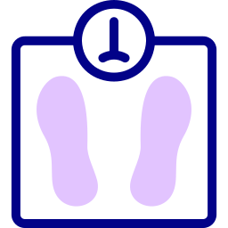 Weight scale icon