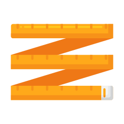 Measuring tape icon