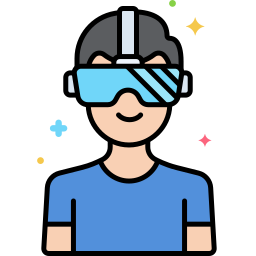 Virtual reality icon