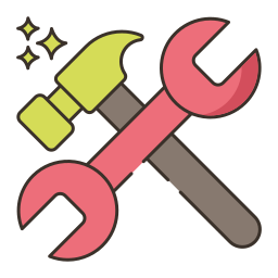 Wrench tool icon