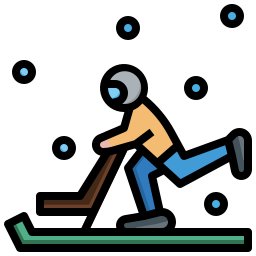 Inflatable sled icon