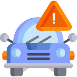 Warning sign icon