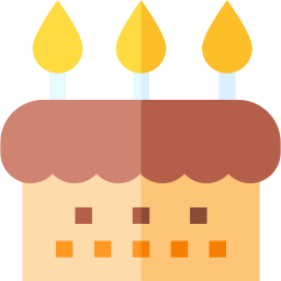 Birthday cake icon