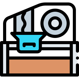 Meat slicer icon