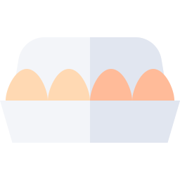 Картонная упаковка для яиц иконка