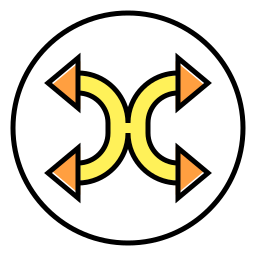 freccia di direzione icona
