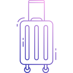 Travel bag icon