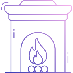 chimenea icono