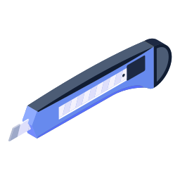 Utility knife icon