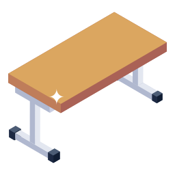 School desk icon