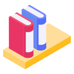 Book shelves icon