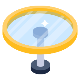 Glass table icon