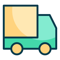 Delivery car icon