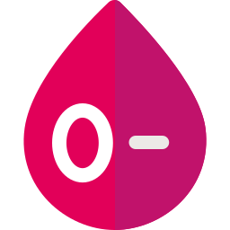 Группа крови 0- иконка