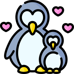 pingüinos icono
