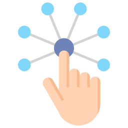 l'interactivité Icône