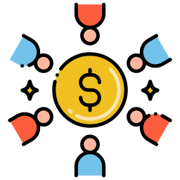 financement participatif Icône