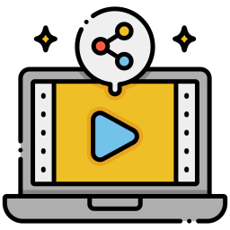 Video sharing icon