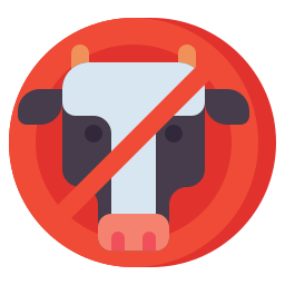 No cow meat icon