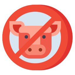 geen varkensvlees icoon