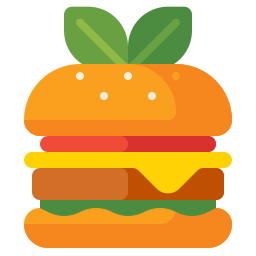 Vegetarian food icon