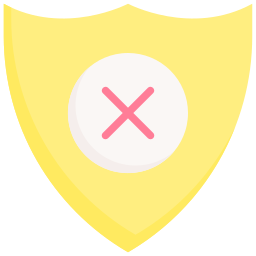 No protection icon