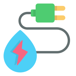 energía del agua icono