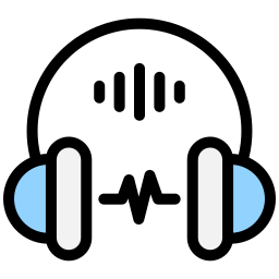 Audio headset icon