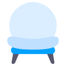 nowoczesne krzesło ikona