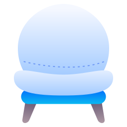 silla moderna icono