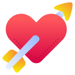 Love arrow icon