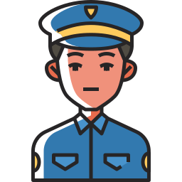 policía icono