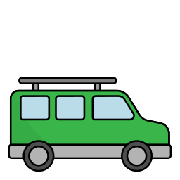 auto furgone icona